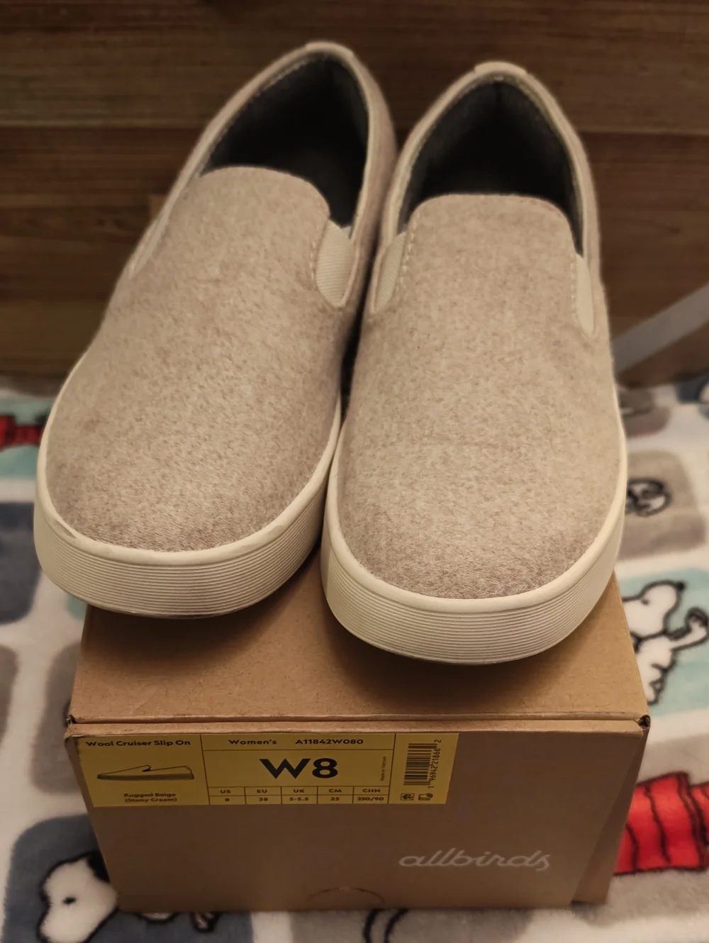 Allbirds Wool Cruiser Slip On Women's Size 8